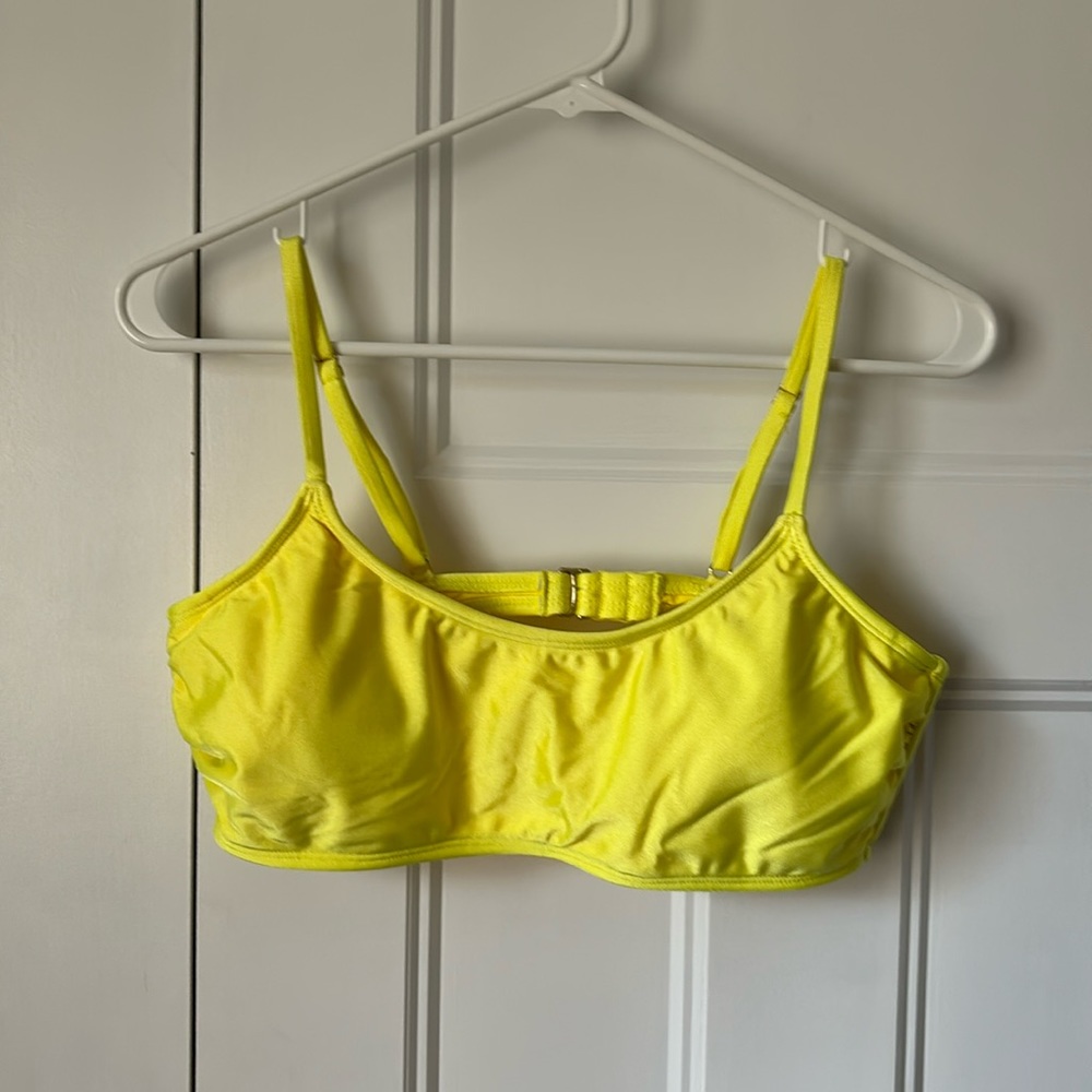 Xhilaration Yellow Bikini Top Size XL